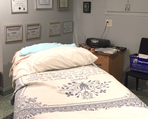 Buffalo Healing Therapies with Roseanne Script, Buffalo NY Energy Healing Treatment Room